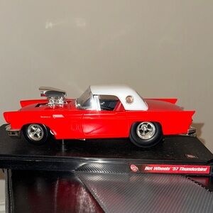 1957 Red Thunderbird Die-Cast Hot Wheels Toy Model Car